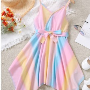 Vestido Sininho Listrado