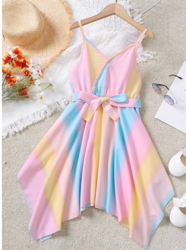 Vestido Sininho Listrado