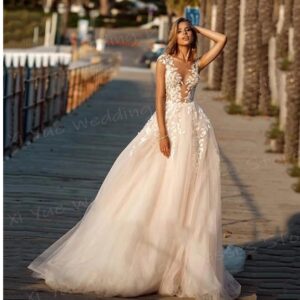 Vestido Noiva Bordado Tiffany