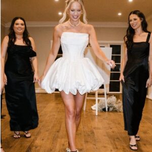 Vestido Noiva Curto Lins