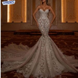 Vestido Noiva Luxo Sereia