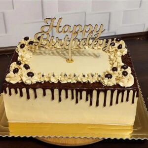 Bolo Aniversário Retangular