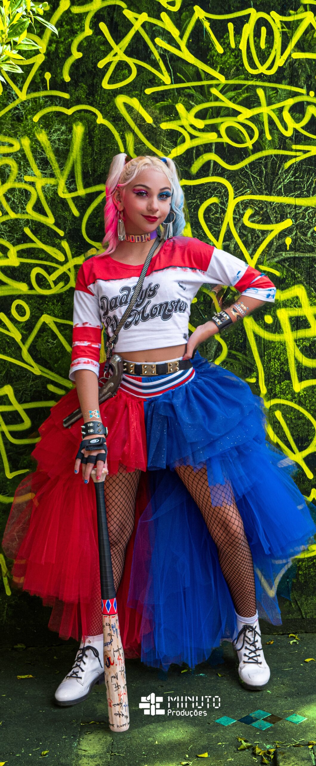 Ensaio Seriado Arlequina, fotografo Hélio Barbozza, da 1 Minuto Produções