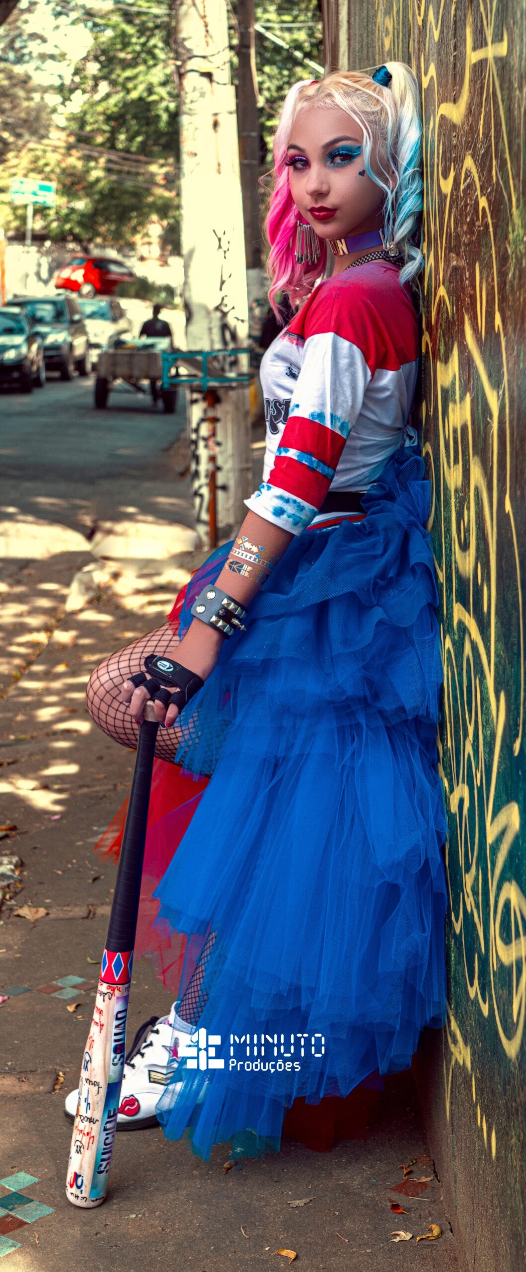 Ensaio Seriado Arlequina, fotografo Hélio Barbozza, da 1 Minuto Produções