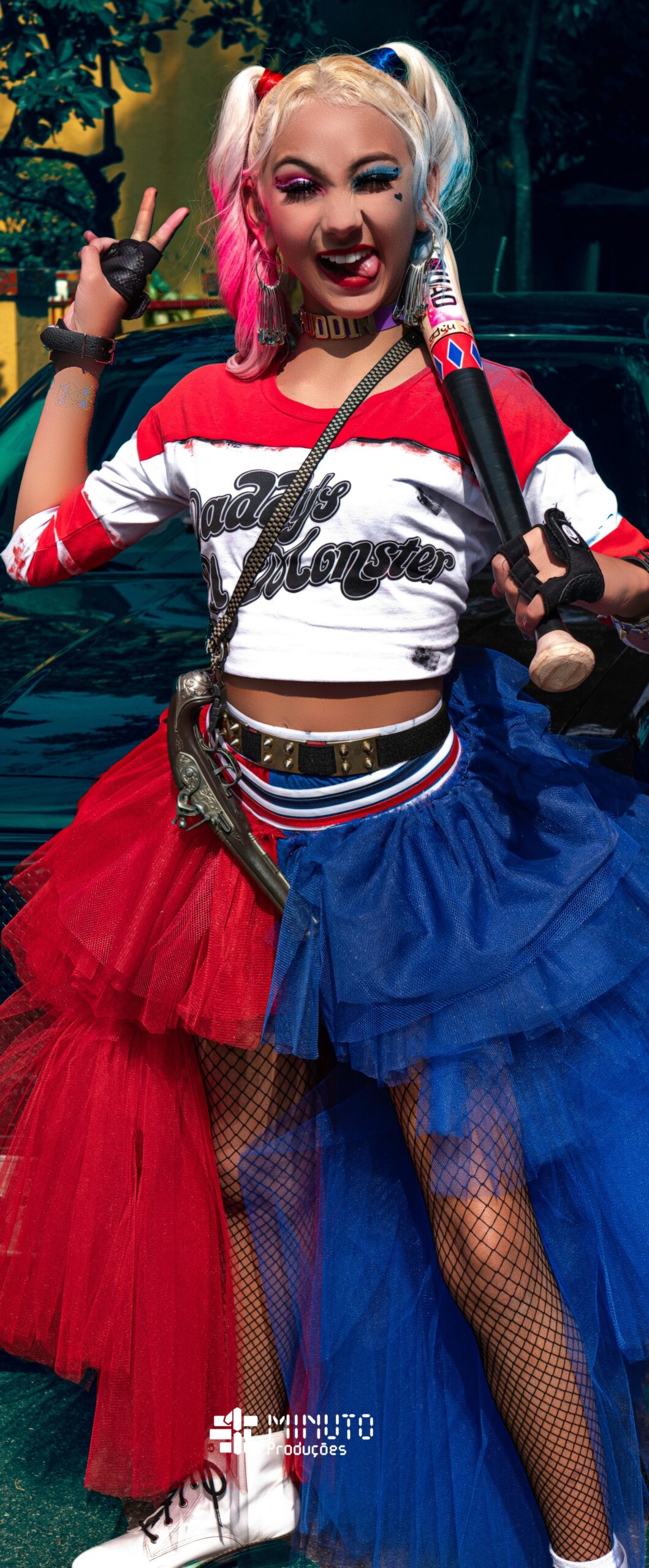 Ensaio Seriado Arlequina, fotografo Hélio Barbozza, da 1 Minuto Produções