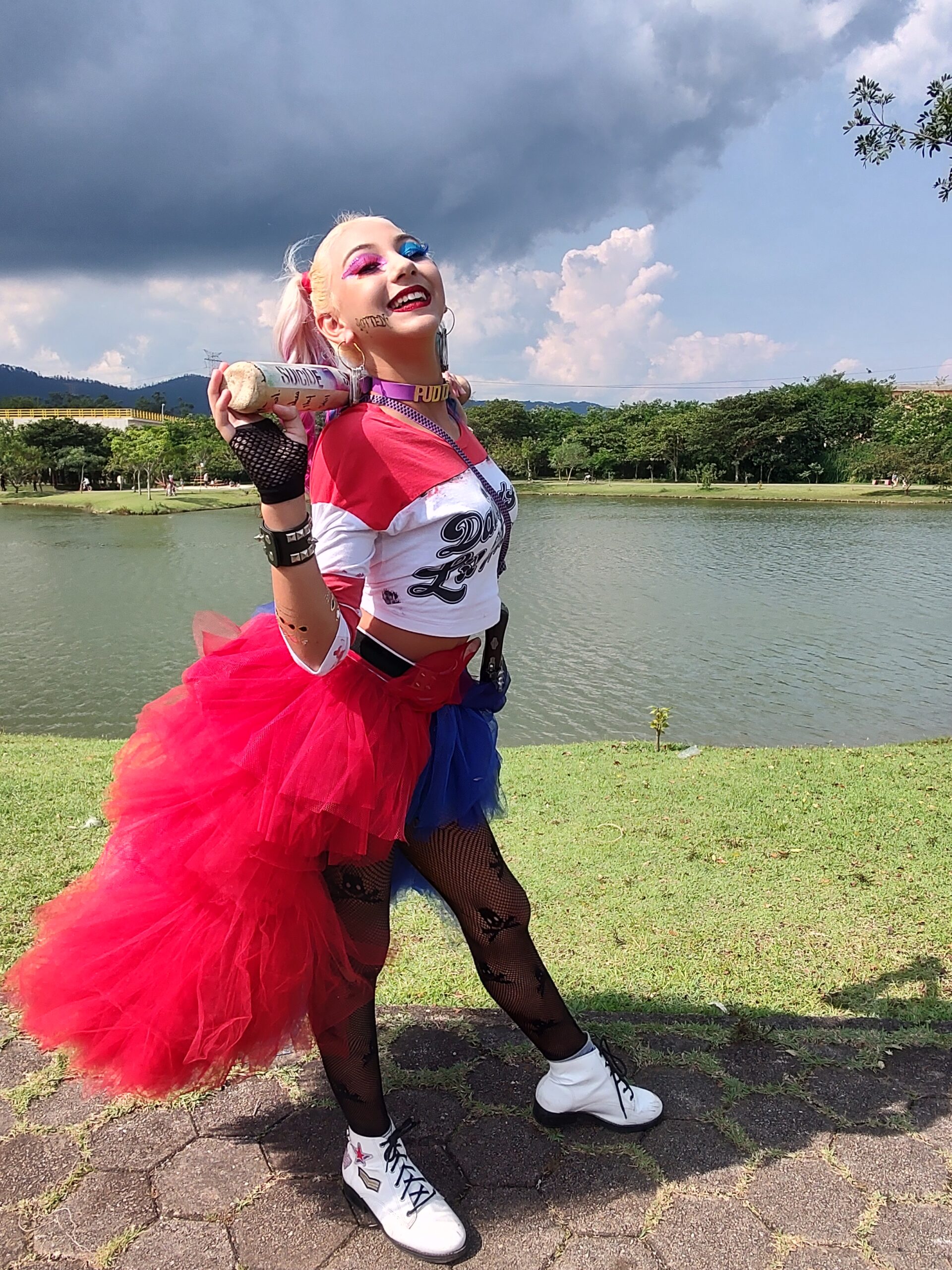 Cosplay Arlequina Parque do Centenário