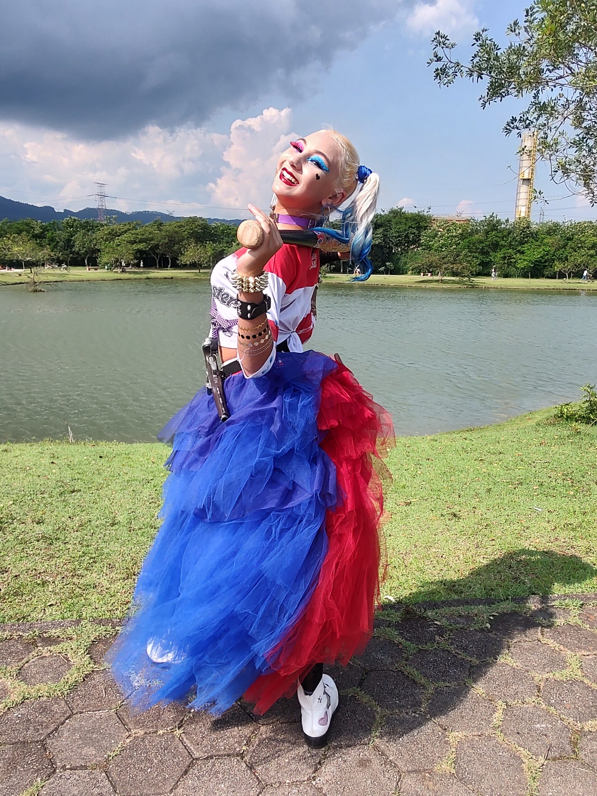 Cosplay Arlequina Parque do Centenário