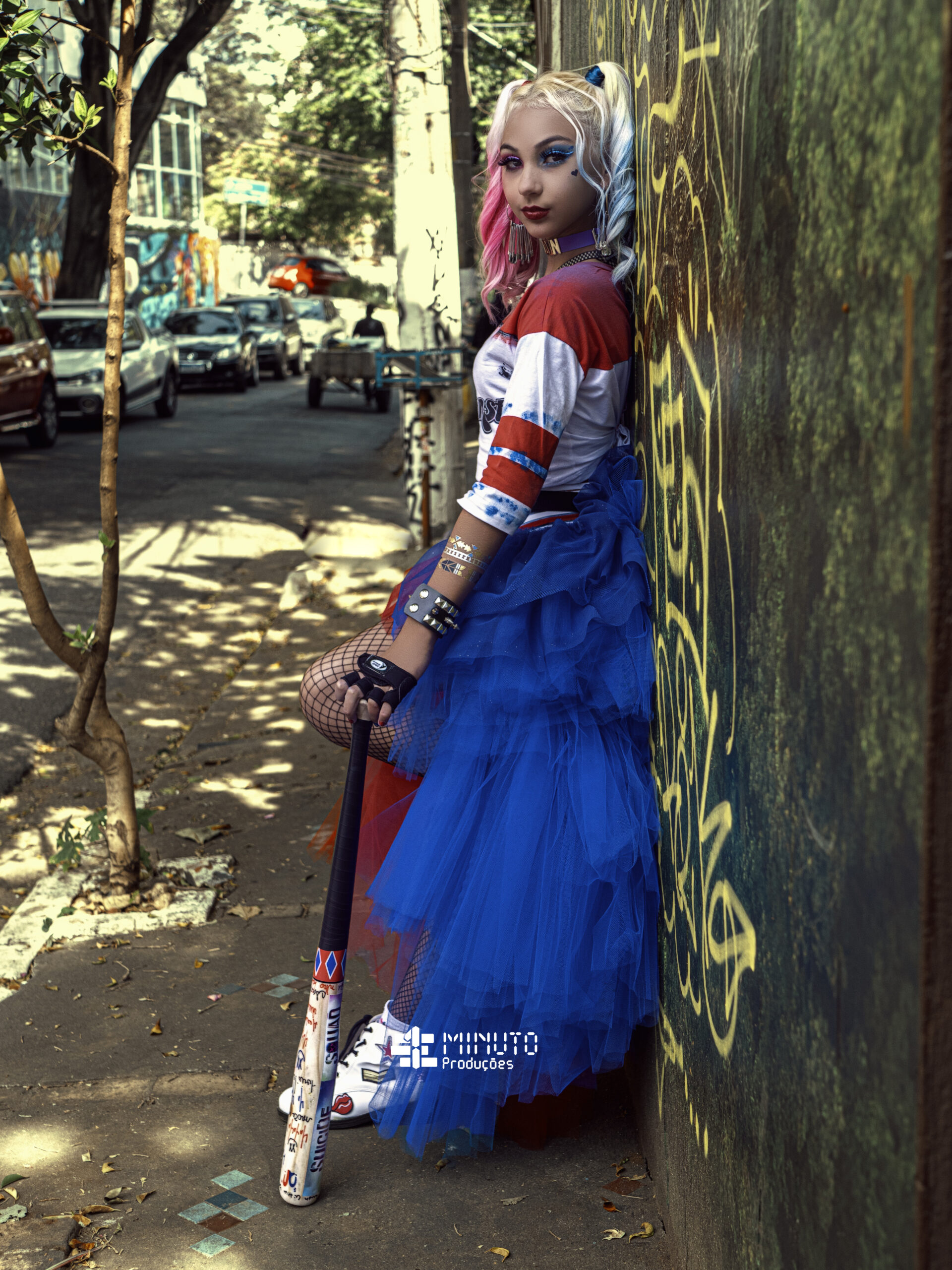 Ensaio Seriado Arlequina, fotografo Hélio Barbozza, da 1 Minuto Produções