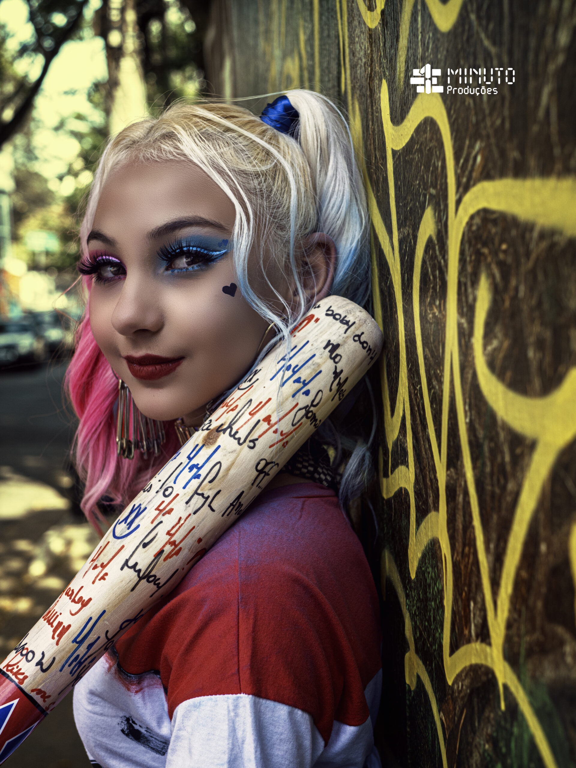 Ensaio Seriado Arlequina, fotografo Hélio Barbozza, da 1 Minuto Produções