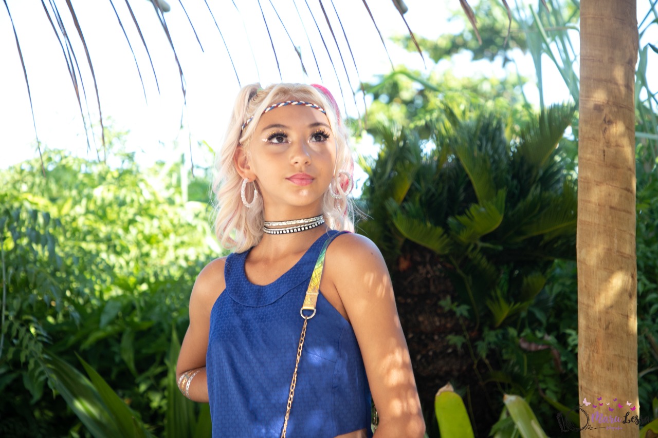 Modelo Allanice Fashion, fotografa Maru Lessa, evento Conecta Kids