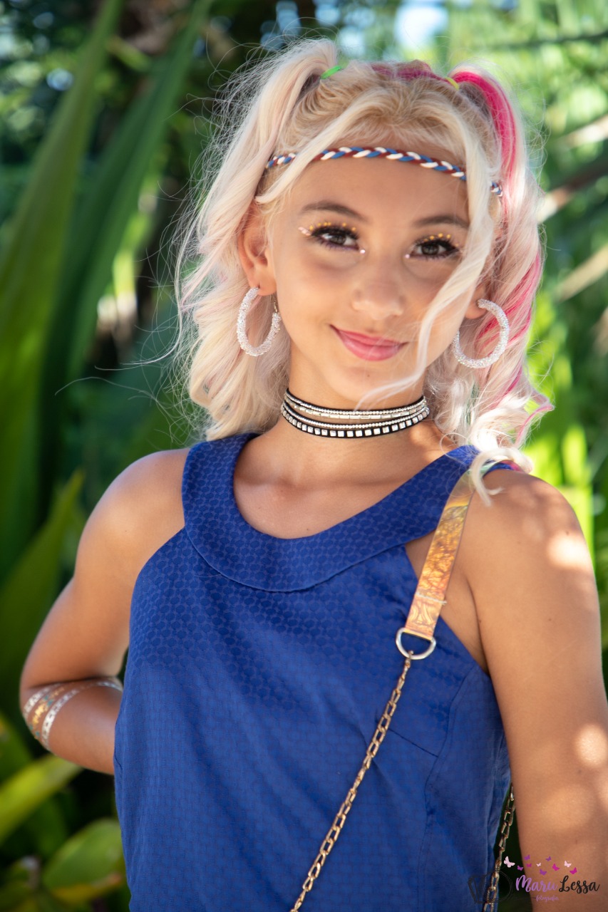 Modelo Allanice Fashion, fotografa Maru Lessa, evento Conecta Kids