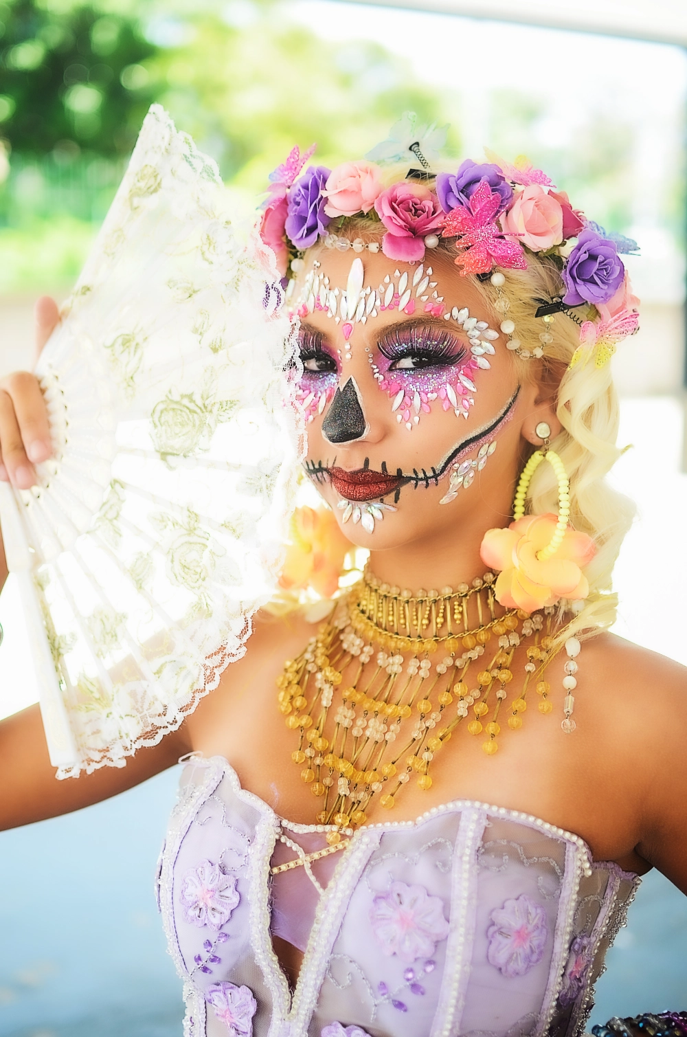 Ensaio Caveira Mexicana La Catrina, fotografo Roberto Senna 2024
