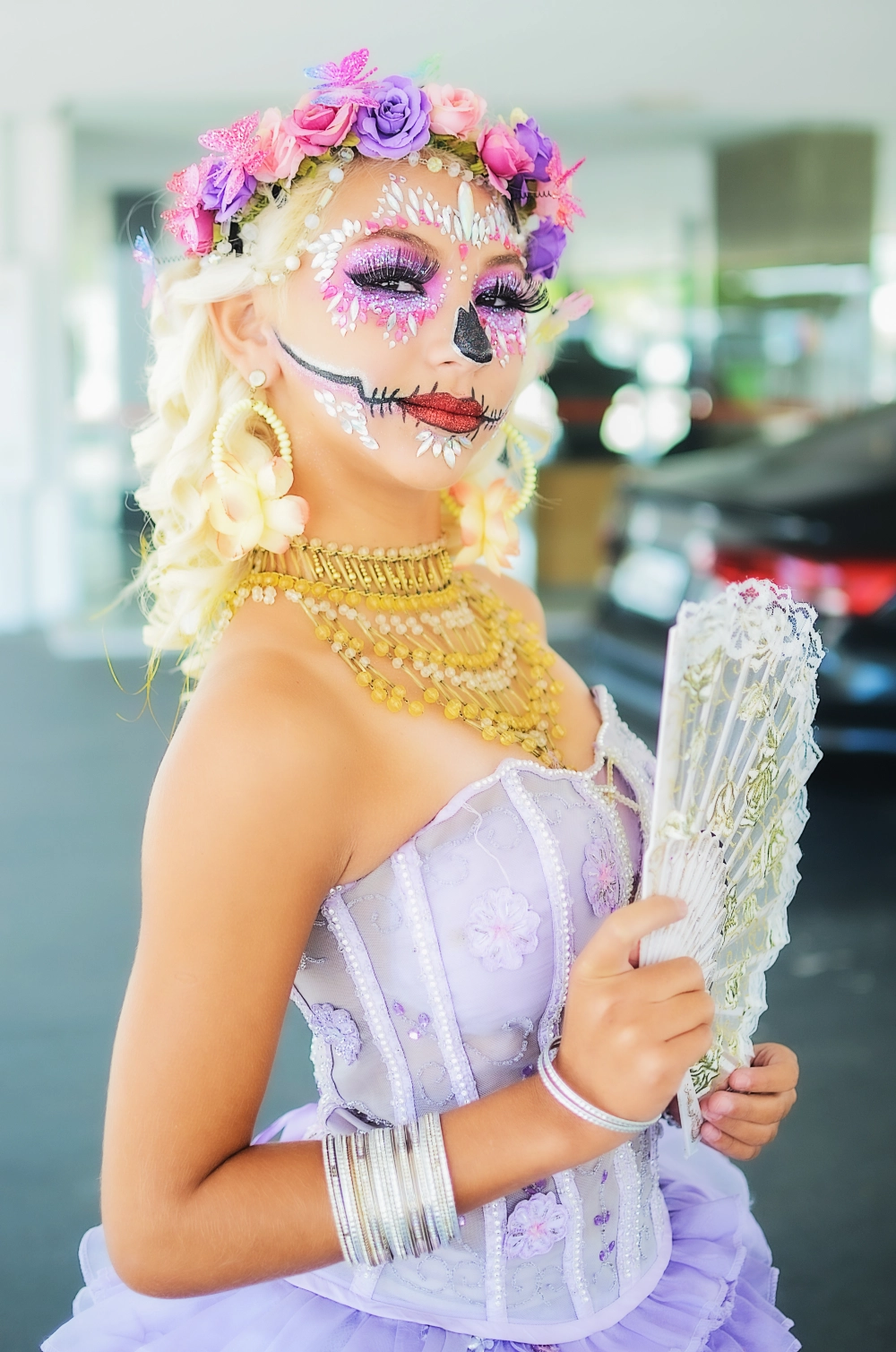 Ensaio Caveira Mexicana La Catrina, fotografo Roberto Senna 2024