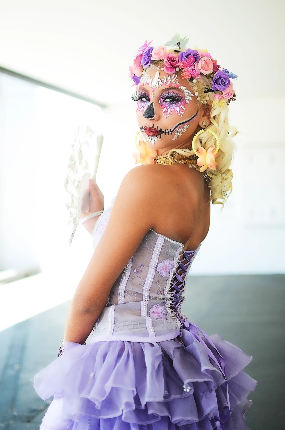 Ensaio Caveira Mexicana La Catrina, fotografo Roberto Senna 2024