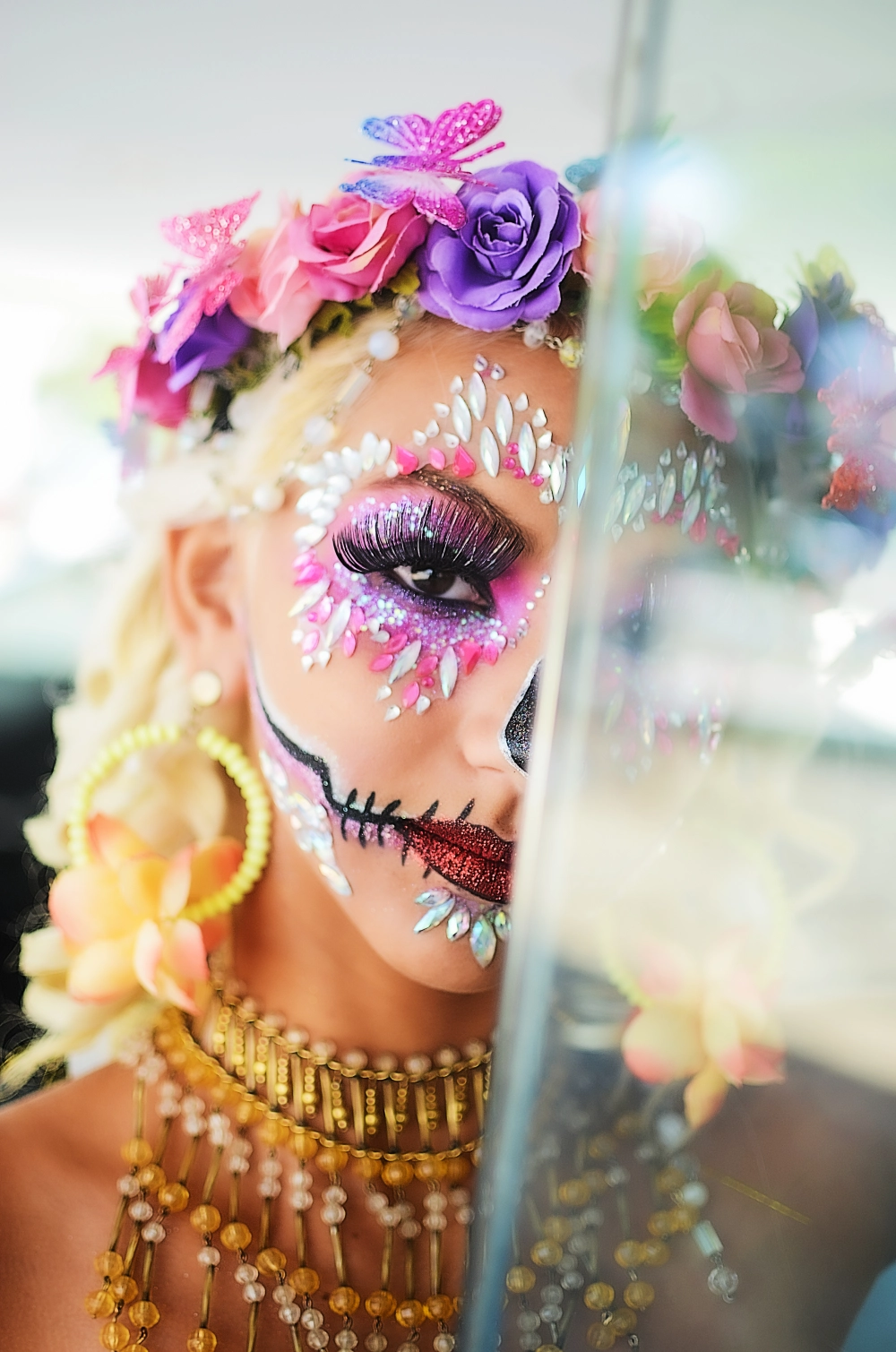 Ensaio Caveira Mexicana La Catrina, fotografo Roberto Senna 2024