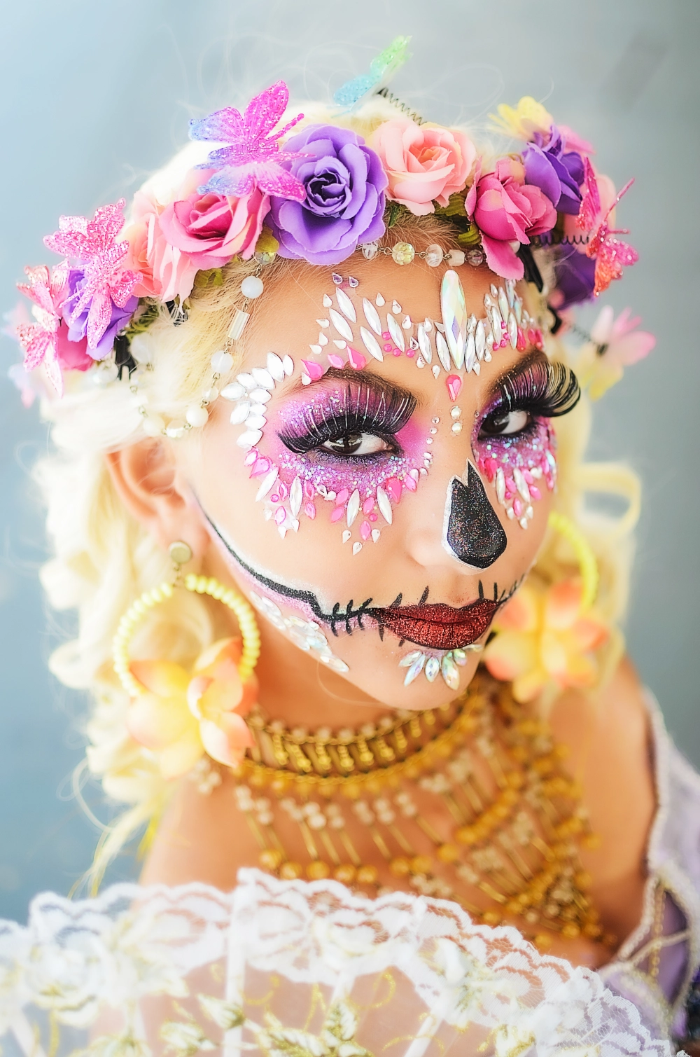 Ensaio Caveira Mexicana La Catrina, fotografo Roberto Senna 2024