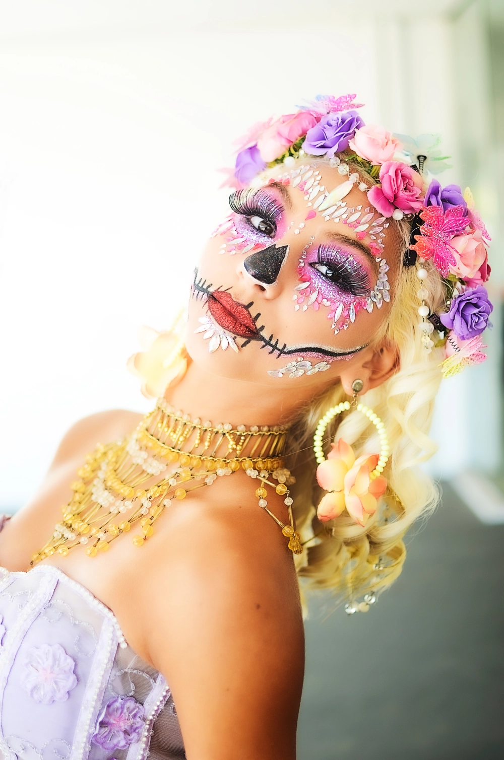 Ensaio Caveira Mexicana La Catrina, fotografo Roberto Senna 2024