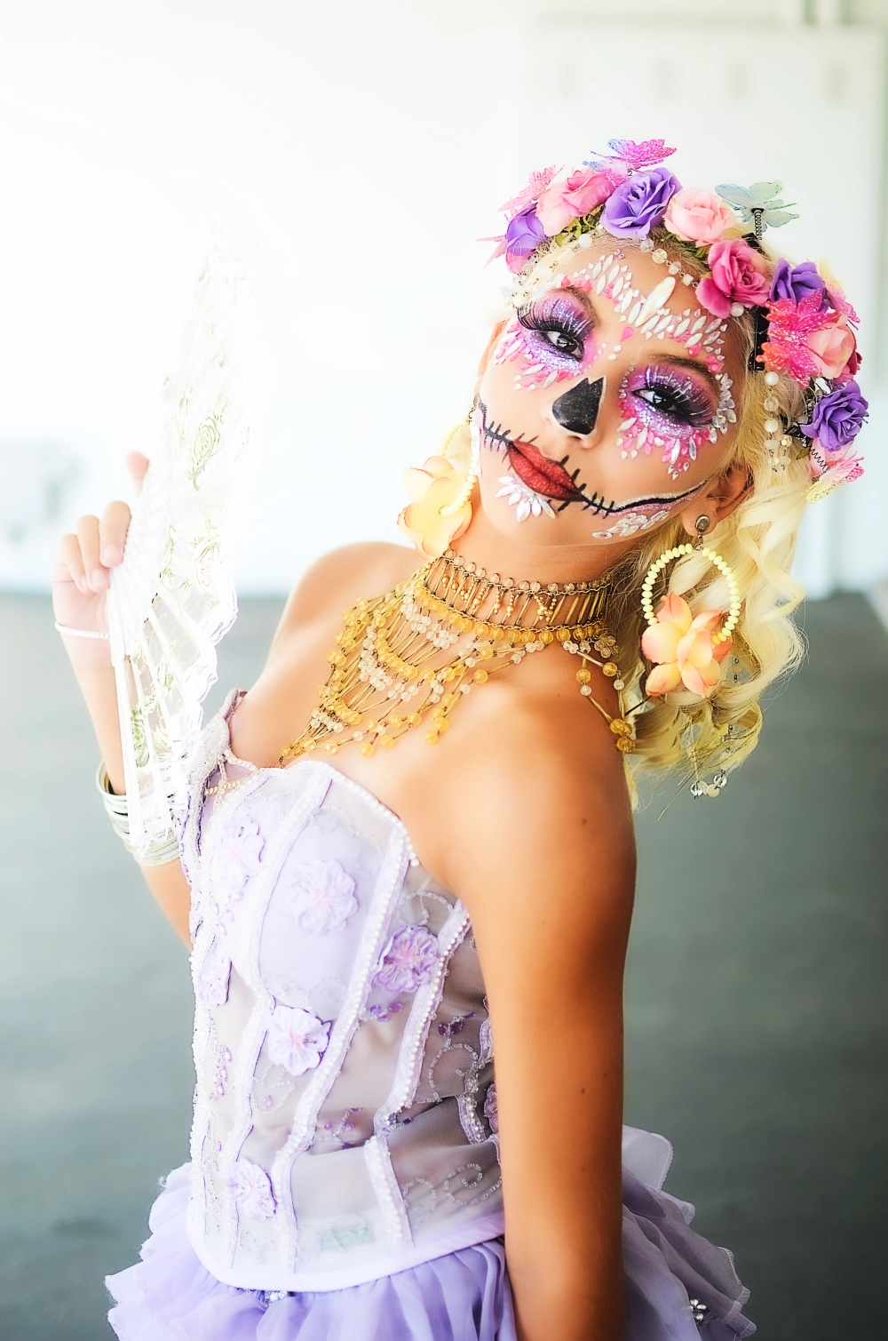 Ensaio Caveira Mexicana La Catrina, fotografo Roberto Senna 2024