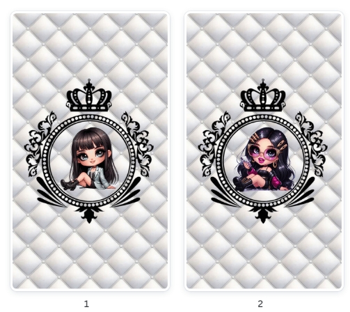 Modelos de Pacote Destaques Menina Morena luxo Branco