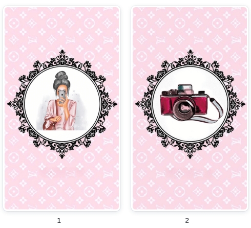 Modelos de Pacote Destaques Adolescente Luxo Louis Vuitton Rosa