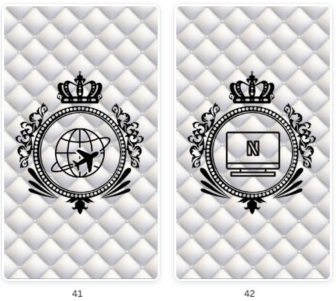 Modelos de Pacote Destaques Adolescente Luxo Branco