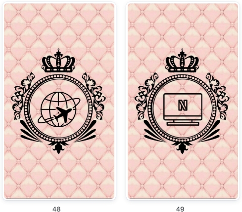 Modelos de Pacote Destaques Adolescente Luxo Rosa