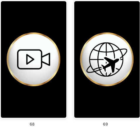 Modelos de Pacote Destaques Menino Básico Branco com Dourado