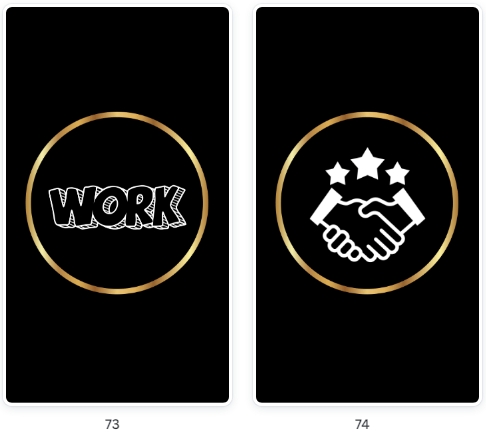 Modelos de Pacote Destaques Menino Básico Preto com Dourado