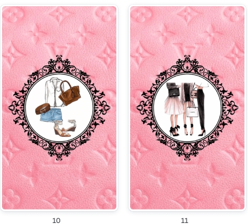 Modelos de Pacote Destaques Adolescente Luxo Louis Vuitton Pink