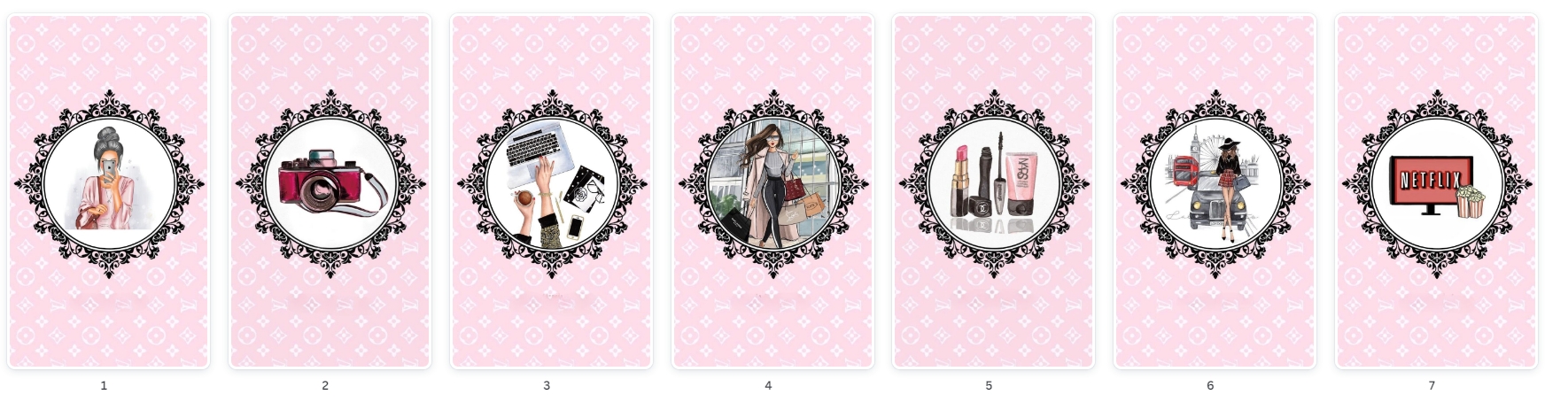 Modelos de Pacote Destaques Adolescente Luxo Louis Vuitton Rosa