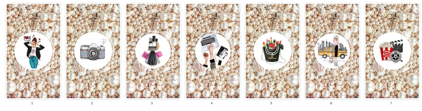 Modelos de Pacote Destaques Adolescente Luxo Pérola