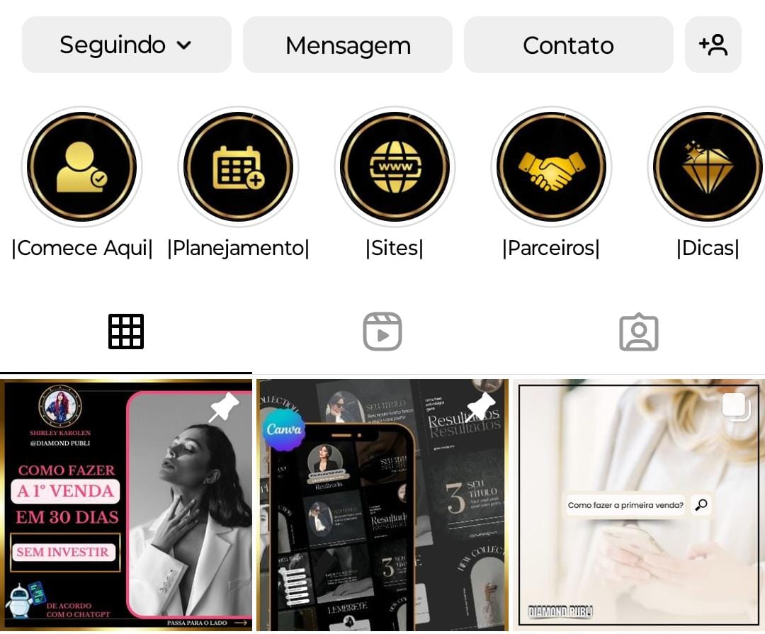 Destaques Organizados - Diamond Publi Oficial