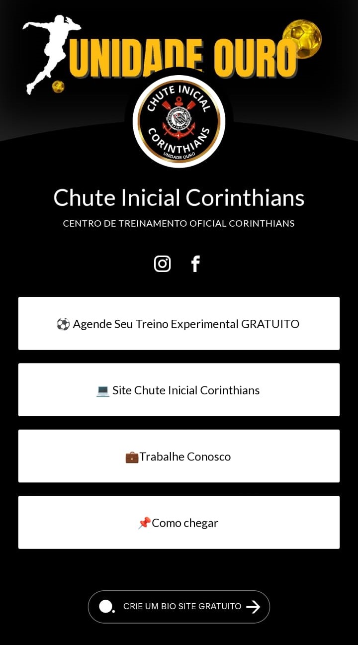 Biosite Estruturado - Chute Inicial Corinthians - Diamond Publi Oficial